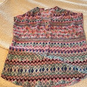 Fun blouse for warmer days sz L by Renee C